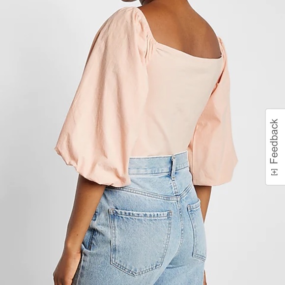 🦢 Express Eyelet Puff Sleeve Top 🦢 - Picture 2 of 10